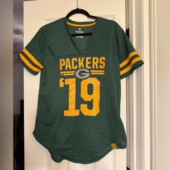 Green Bay Packers Women’s Mesh Jersey Size M - Picture 1 of 4